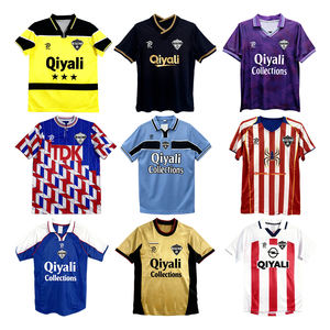 ビンテージレトロサッカージャージーセット100% コットンVネック男性用 - Product Image 1