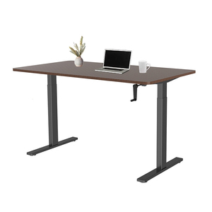 <span class=keywords><strong>Bureau</strong></span> ergonomique réglable en hauteur, support pour ordinateur de <span class=keywords><strong>bureau</strong></span>, avec <span class=keywords><strong>manivelle</strong></span> manuelle - Product Image 2