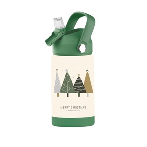 Custom 500ml Stainless Steel Vacuum Insulated Eco-Friendly Food Contact Safe <b>Kids</b> Water Bottle Straw Cute Pattern 12-24hrs - Product Image 3