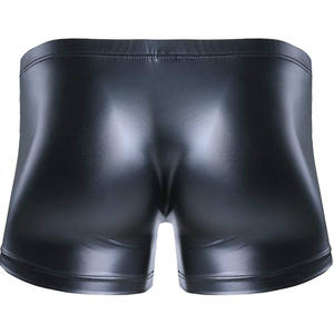 Intimo Maschile Yamamoto, Body Lingerie Sexy, Cintura di Castità, Pantaloncini in Latex Neri M/L/XL/XXL per Giochi Erotici - Product Image 2