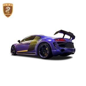 Kit carrosserie en fibre <span class=keywords><strong>de</strong></span> carbone <span class=keywords><strong>de</strong></span> style PPI pour <span class=keywords><strong>Audi</strong></span> <span class=keywords><strong>R8</strong></span> 2008-2015 jupes latérales <span class=keywords><strong>de</strong></span> pare-chocs avant capot moteur diffuseur arrière kit carrosserie <span class=keywords><strong>de</strong></span> lèvre - Product Image 3