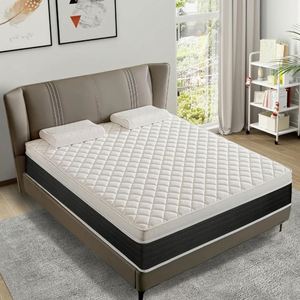 Colchón de Alta Resistencia, Híbrido de Espuma y Resortes, Compresión al Vacío, Soporte para Dormitorio y Hotel, 3308D - Product Image 5