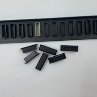 Bouchon anti-poussière noir SC 5G compatible à enfoncer 27x9mm pour panneau de distribution de fibre optique et étanchéité d'entrée de câble