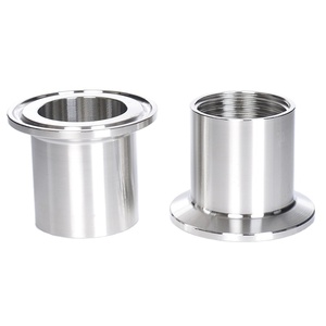 स्टेनलेस स्टील 304 त्रिकोणीय क्लैंप एडाप्टर महिला थ्रेड फ्लैंज त्रि क्लैंप एडाप्टर पाइप फिटिंग थ्रेड फेलनियम - Product Image 2