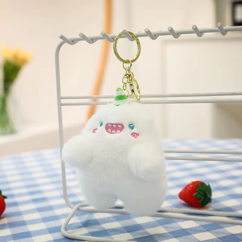 White-10cm-with keychain