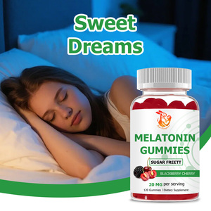 Gomitas de Melatonina Personalizadas de Fábrica, Sabor a Frambuesa y Cereza, Melatonina con Sodio para un Sueño Profundo, Dulces Sueños, Gomitas de Melatonina - Product Image 5