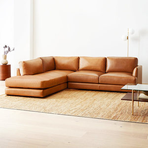 Canapé de salon <span class=keywords><strong>en</strong></span> forme de <span class=keywords><strong>L</strong></span>, design moderne, cuir orange de haute qualité, meubles de salon modernes de haute qualité - Product Image 6
