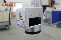 Marqueur laser à fibre Lisbet 30W-70W, scanner galvo haute vitesse, marquage profond CNC, haute précision, bouchons de bouteilles en métal, laser DXF/PLT/BMP/AI