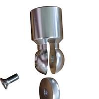 Connecteur de Coude Réglable en Aluminium pour Main Courante d'Escalier, Idéal pour Hôtels et Balcons, Accessoire Facile à Installer