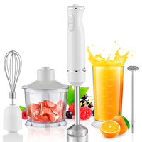 Premium 1200W Stille Pure Koperen Motor Staafmixer met Dubbele Trekker en Top-Dial voor Thuiskeukens