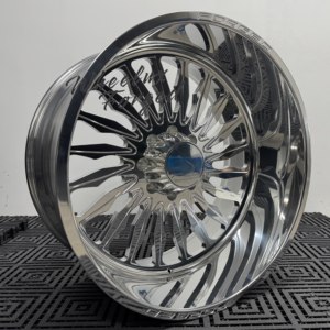 Rines Cromados Forjados Personalizados de 22, 24 y 26 Pulgadas para Camionetas, con Borde Profundo, Offset Negativo, para Ford F150, F250, RAM, Chevy Silverado - Product Image 5