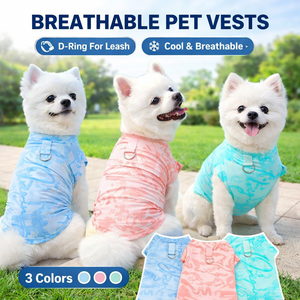 Camiseta Refrigerante <span class=keywords><strong>para</strong></span> Perros, de Seda de Hielo, Transpirable, Ligera, de Secado Rápido, Ropa de Verano <span class=keywords><strong>para</strong></span> Mascotas, Chaleco Cómodo <span class=keywords><strong>para</strong></span> Caminar al Aire Libre - Product Image 1