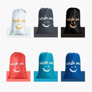 Bolsa de Lavandería con Cordón, Extra Grande, de Poliéster y Nailon, Organizador de Ropa Sucia, con Logotipo Personalizado para Viajes y Hoteles - Product Image 6