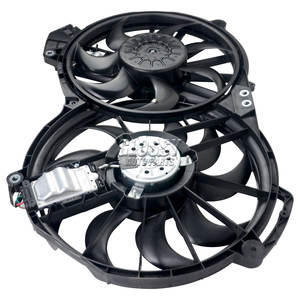 Ventilador de Radiador Brillante para A6 4.2 TFSI 06-11 <span class=keywords><strong>4F0</strong></span> 121 003 K F J <span class=keywords><strong>4F0</strong></span> 121 207 K J <span class=keywords><strong>4F0</strong></span> <span class=keywords><strong>959</strong></span> <span class=keywords><strong>455</strong></span> D E J <span class=keywords><strong>4F0</strong></span> 910 501 B - Product Image 2