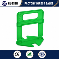 Fabricant 1.0 2.5mm Clips de système de nivellement de carreaux en plastique de style chinois durables 1.5mm pour une utilisation au sol Le plus récent assistant de carrelage