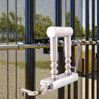 120mm nouveauté serrure de porte à clé espagnole de haute qualité cadenas en acier inoxydable étanche et cylindre en laiton massif matériel de fer