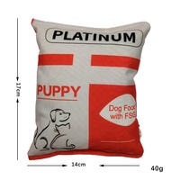 Mainan Anjing Berbunyi Juice Pet Fun Foods, Mainan Kunyah Anjing Lazy Doggies, Ruffus Dogs, Boneka Plush untuk Anjing Ras Kecil dan Besar, Mainan Interaktif untuk Anjing