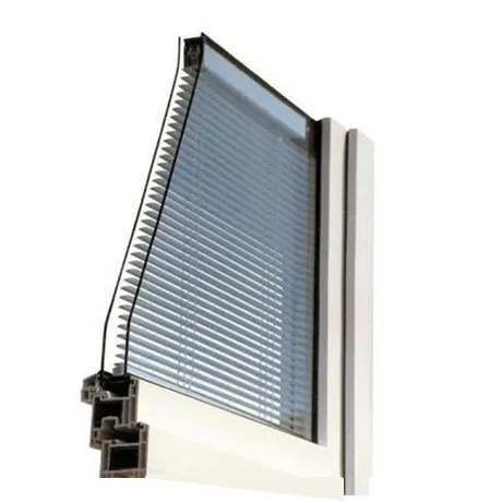Minetal-persianas de seguridad de aluminio, ventanas correderas de vidrio aislante con persianas integrales para puertas y ventanas