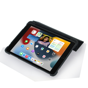 Étui pour <span class=keywords><strong>iPad</strong></span> résistant à l'usure avec bords rainurés, antichoc, fonction veille/réveil intelligente, emplacement pour stylet, coque arrière transparente - Product Image 2