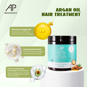 <span class=keywords><strong>Mascarilla</strong></span> <span class=keywords><strong>Reparadora</strong></span> para Cabello Dañado con Aceite de Argán Orgánico Sin Sulfatos AP, Etiqueta Privada Personalizada, 500 ml, <span class=keywords><strong>Mascarilla</strong></span> Capilar Suavizante Natural - Product Image 3