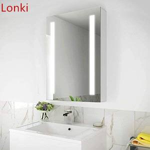 الحمام الحديثة الفاخرة حمام من الفولاذ المقاوم للصدأ الغرور كونترتوب أدى مرآة الغرور طاولات خزائن الحمام طقم مكتب - Product Image 5