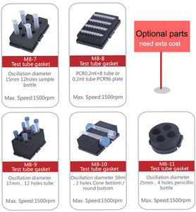 Miscelatore Oscillante Multifunzione JQ-M8, Mixer Vortex da Laboratorio con Fiale/Tubi in Vetro, Attrezzatura da Laboratorio - Product Image 4
