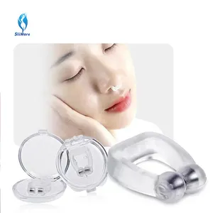 Silicone Magnetic Anit-Snoring Device Nose Clip Effective-Easy Stop Snoring Solution Professional Sleep Aid for Men Women