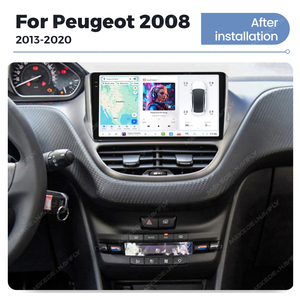 DUDUAUTO UIS7870 Radio de coche sistema inteligente reproductor Multimedia navegación GPS Car-play para Peugeot Voiture <span class=keywords><strong>KIT</strong></span> 2008 1 2013-2020 - Product Image 2