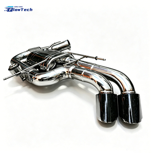 Sistema de escape Cat-Back de acero inoxidable de alto flujo premium con válvula integrada para BMW i8 1.5T Hybrid Supercar - Product Image 4