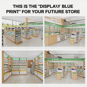 Estante de Farmacia con Diseño Práctico y Varios Tamaños para Almacenamiento de Medicamentos - Product Image 2