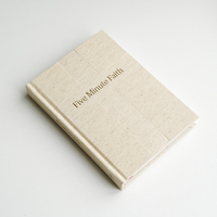 Journal de prière et de réflexion quotidienne sur la foi, 5 minutes par jour, couverture rigide A5, logo personnalisé, inspirant