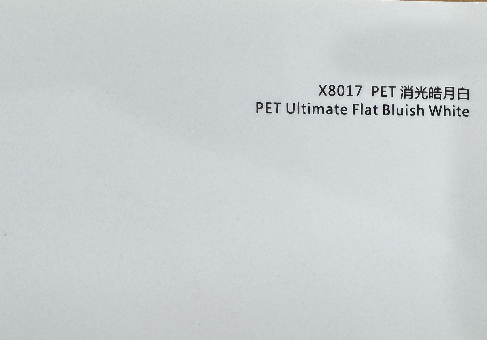 Ultime plat blanc bleuté