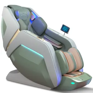 Aosdsi cadeira massageadora, cadeira de luxo com toque humano, 4d zero gravity, corpo inteiro, elétrica, para casa e luxo, 2023