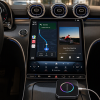 Adaptador Inalámbrico CarPlay AI Box, Reproductor Android Auto 4G+64G, Duplicación de Pantalla Plug & Play, YouTube Netflix, Universal OEM ODM