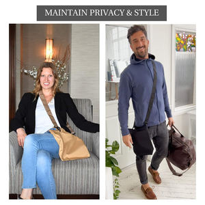 ถุงระบายน้ําปัสสาวะ ถุงของคุณเอง ถุงปัสสาวะเพื่อความเป็นส่วนตัวพร้อมฝาปิดท่อสายสวน - Product Image 6