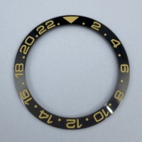 Insert de lunette de montre en céramique 38 mm, anneau de remplacement pour boîtier de montre GMT Sub 40 mm, pièces de montre