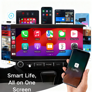 Système tout-en-un de navigation CarPlay avec écran large Android de 12,3 pouces, panoramique 360° pour <span class=keywords><strong>Volvo</strong></span> <span class=keywords><strong>XC90</strong></span> 2014-2014 - Product Image 6