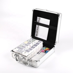 Boîte en aluminium en gros, logo personnalisé, jeu de dominos mexicain antique, jeu de dominos - Product Image 1