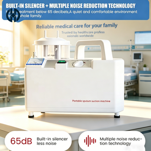 Machine d'aspiration électrique <span class=keywords><strong>à</strong></span> usage hospitalier avec bouteille de 1000 ml pour les soins <span class=keywords><strong>à</strong></span> long terme des patients - Product Image 2