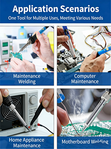 Station de soudage à température réglable, kit de réparation, <span class=keywords><strong>fer</strong></span> à <span class=keywords><strong>souder</strong></span> électrique - Product Image 5