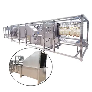 halal bird slaughter plant automatic poultry processing line unloader