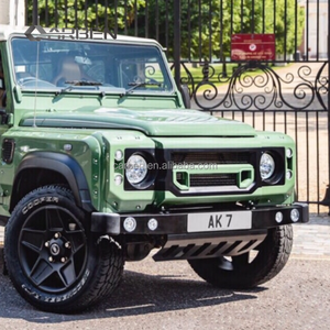 Griglia Frontale Modificata e Aggiornata per Land Rover <span class=keywords><strong>Defender</strong></span> L316 90/110, Griglia a Rete Anteriore e Coperture per Fendinebbia - Product Image 5