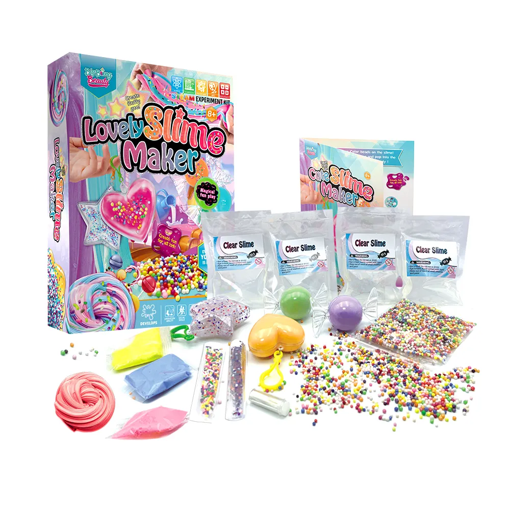 Kit educativo de Slime para niños y niñas, en 4 colores juguete de Slime, increíble, encantador, ideal para regalo de cumpleaños, gran oferta