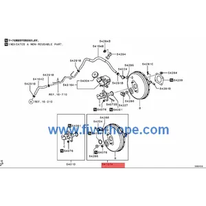 Booster del vuoto del freno di qualità OE per MITSUBISHI 4630 a225 Eclipse Cross (messico) 2018021-