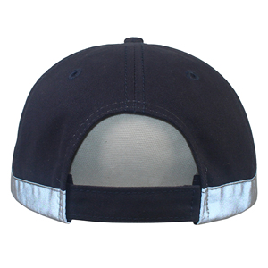 Các phản xạ khả năng hiển thị cao đường ống Neon Polyester Twill cấu hình thấp có cấu trúc an ninh Mũ bóng chày - Product Image 4