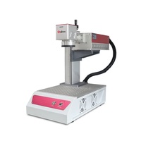 GBOS Pakaian Dalam Mini Portabel Kecil Murah 3W 5W, Tanda Pencuci Kain Pita Elastis Mesin Cetak Tanda Ukiran Laser UV