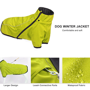 Windproof पालतू जानवर रेनकोट कपड़े प्लेड कुत्ते कपड़े निविड़ अंधकार सांस कुत्ते सर्दियों जैकेट कोट - Product Image 5