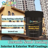 Peinture extérieure en céramique Limeijia avec revêtement sable, résistante aux fissures, flexible et super facile à appliquer pour les villas et les écoles