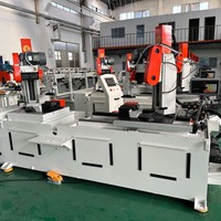 Doppelkopf-PVC- und Metallrohrschneidemaschine Halbautomatisch 380V 5kW Jiangsu Hersteller
