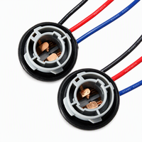 Nouvelle douille d'ampoule de voiture 1156 BA15S 1157 BAY15D avec faisceau de câblage et connecteur pour clignotant, feu stop et feu arrière 12V 18W